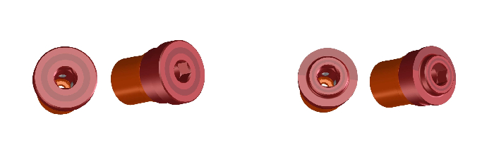 eine Nahaufnahme einer Schraube