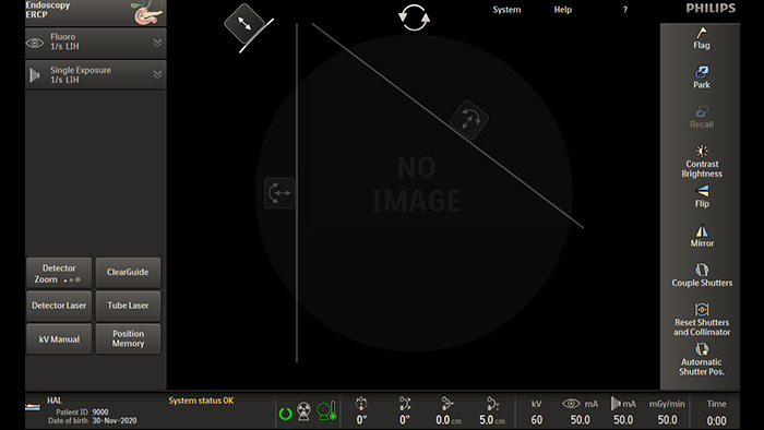Asymmetrische Einblendung