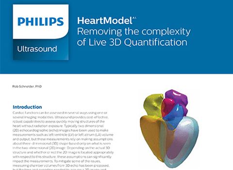 HeartModelᴬ&sdot;ᴵ&sdot; Removing the complexity of Live 3D Quantification (HeartModelᴬ&sdot;ᴵ&sdot;&nbsp;&ndash; Die Verringerung der Komplexit&auml;t der Live 3D-Quantifizierung)