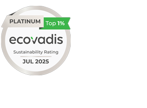 Platinmedaille EcoVadis Juli 2025