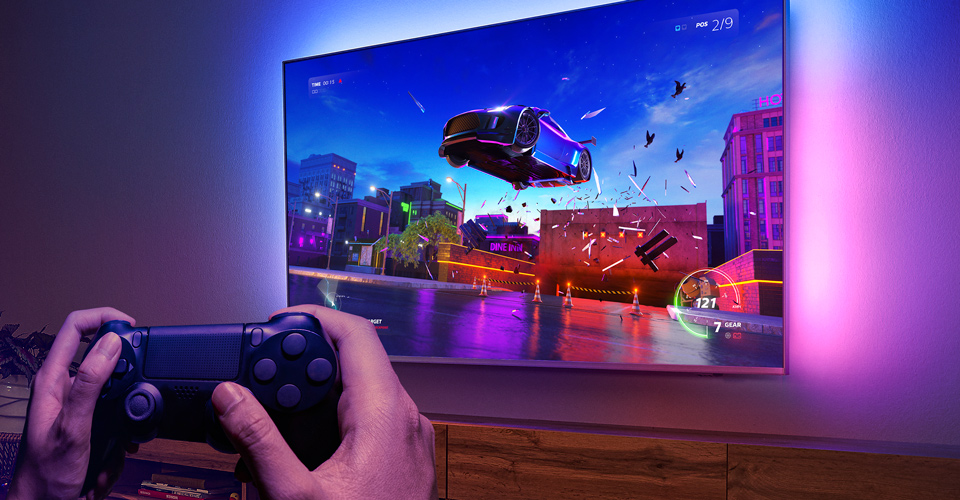 Erweiterte Gaming-Funktion des Philips Smart TV