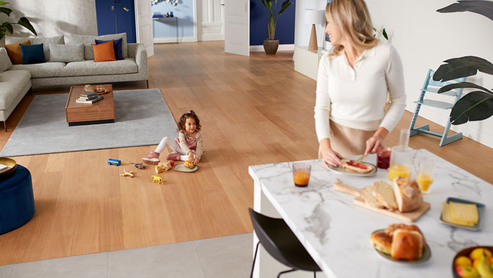 Einfach K&uuml;chenfliesen reinigen