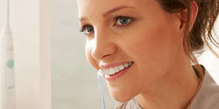 Behandlung von entz&uuml;ndetem Zahnfleisch