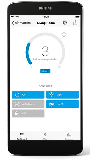Air Matters&nbsp;&ndash; Innenraum-Steuerung
