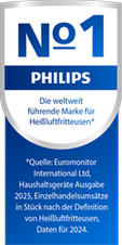 No1 Philips Die weltweit f&uuml;hrende Marke f&uuml;r Hei&szlig;luftfritteusen