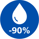 Symbol "Weniger Fett"