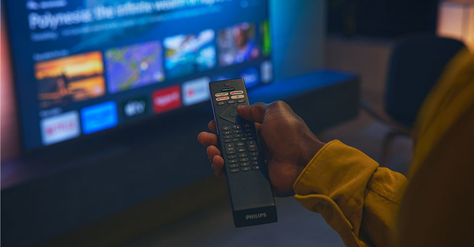 Fernbedienung von Ambilight-Fernsehern