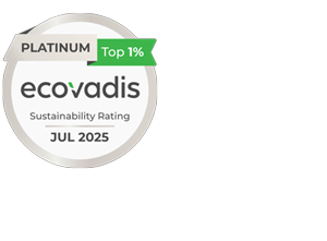 Platinmedaille EcoVadis Juli 2025