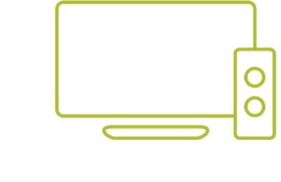Symbol f&uuml;r Klang und Bild